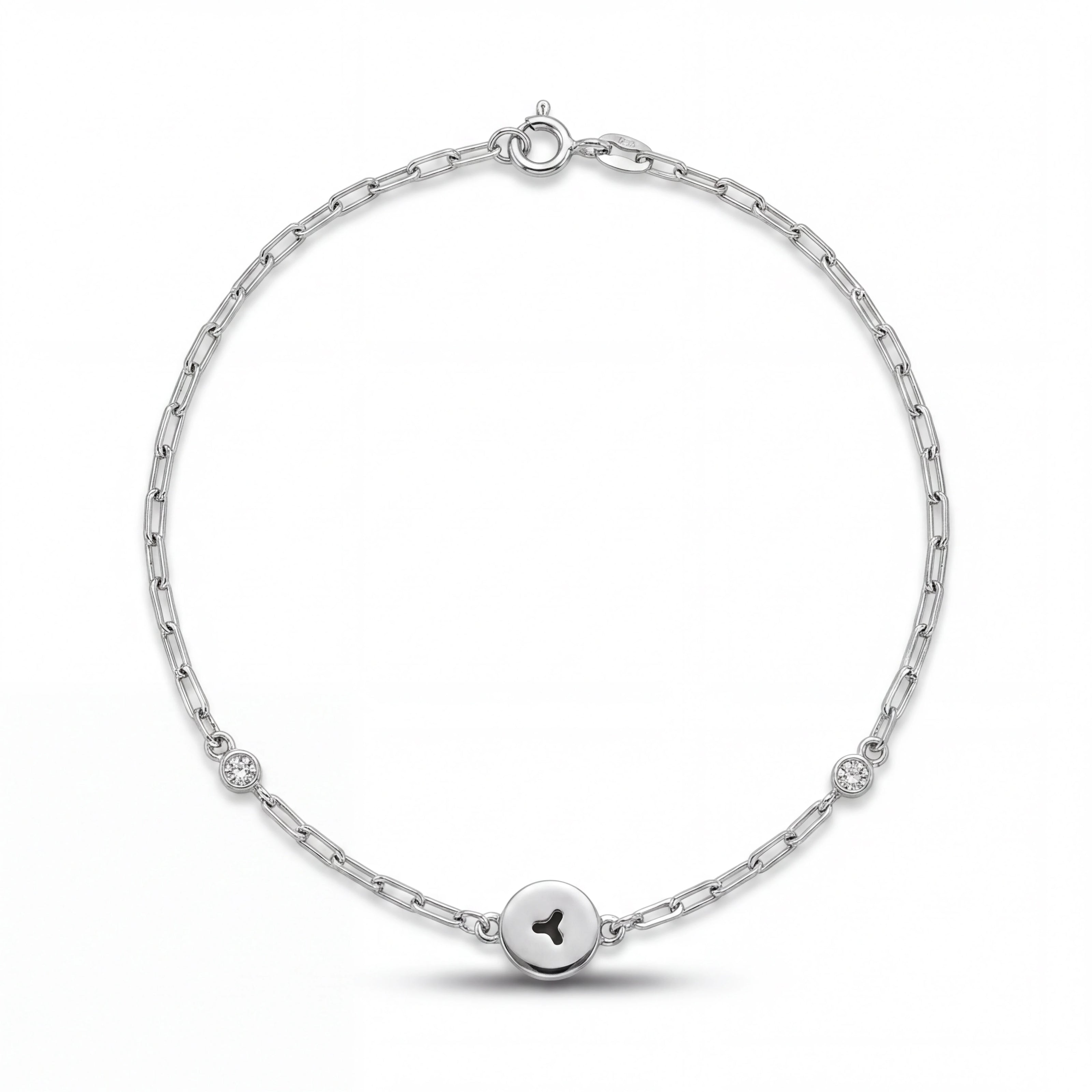 Minimal Sparkle Anklet