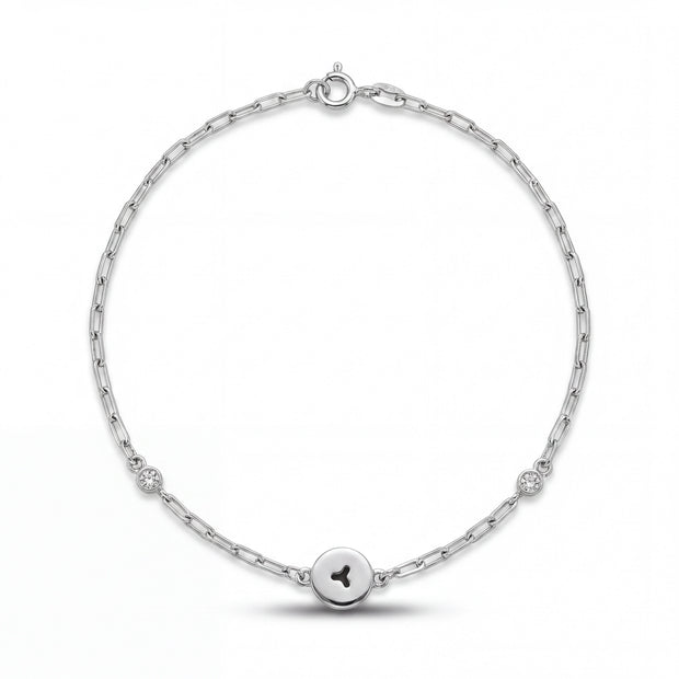 Minimal Sparkle Anklet