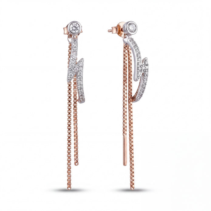 Lightning Tassel Earrings