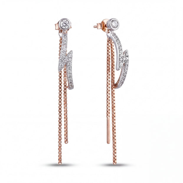 Lightning Tassel Earrings