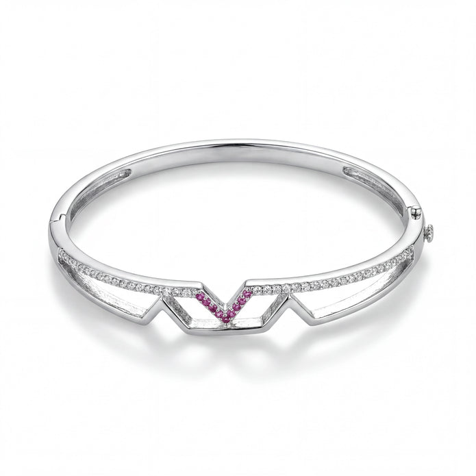 Pink Geo Bangle