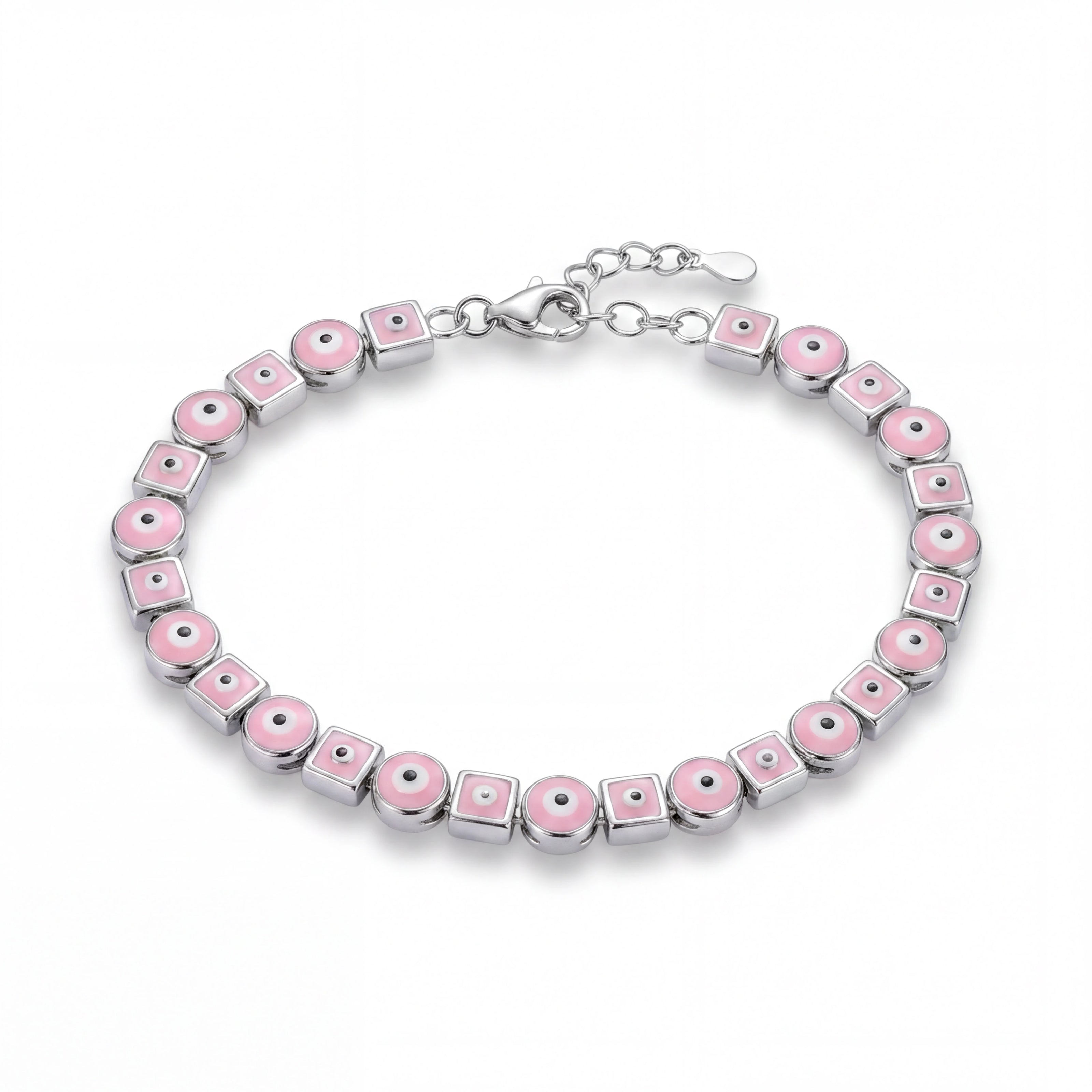 Pink Enamel Bracelet