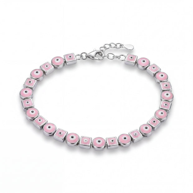 Pink Enamel Bracelet