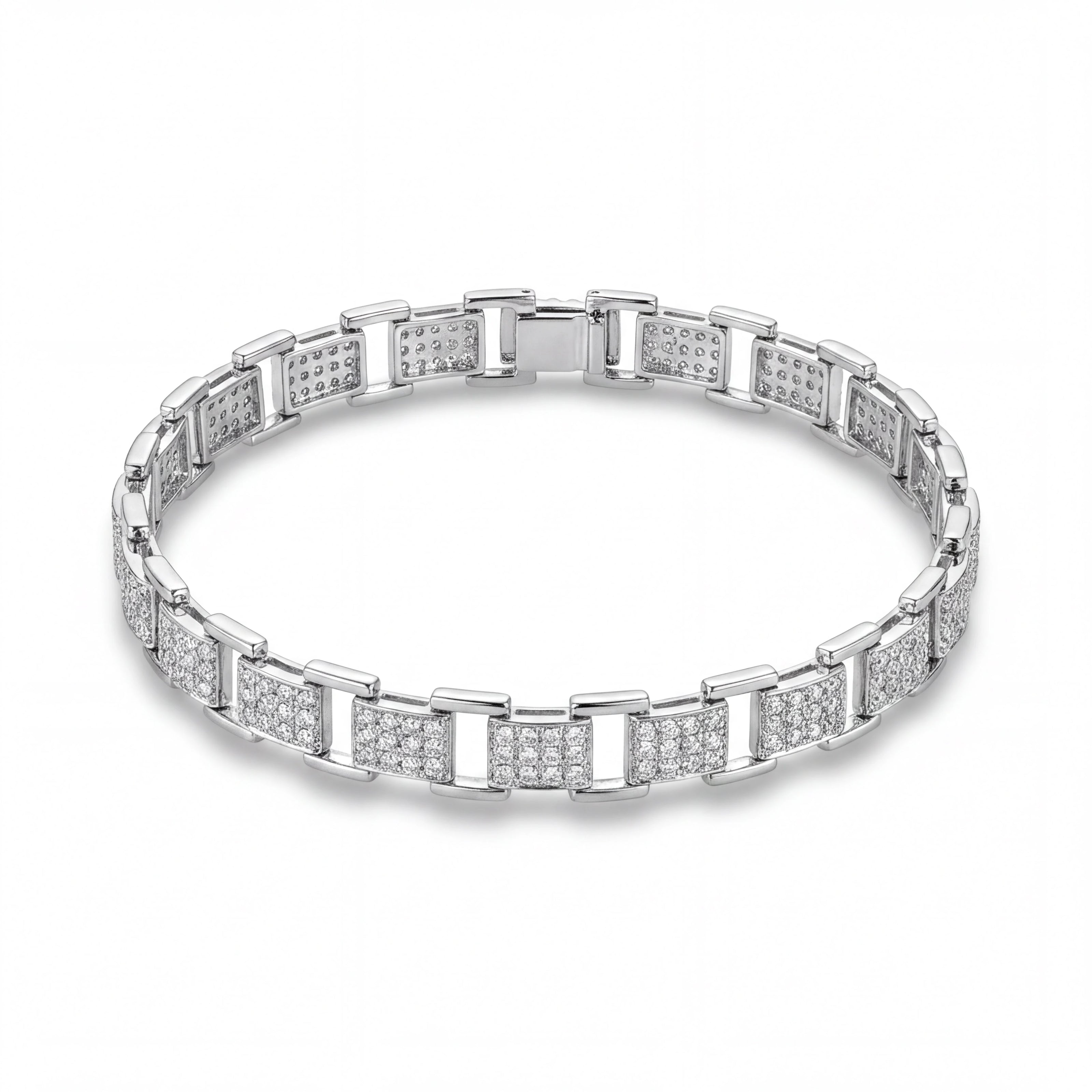 CZ Link Bracelet