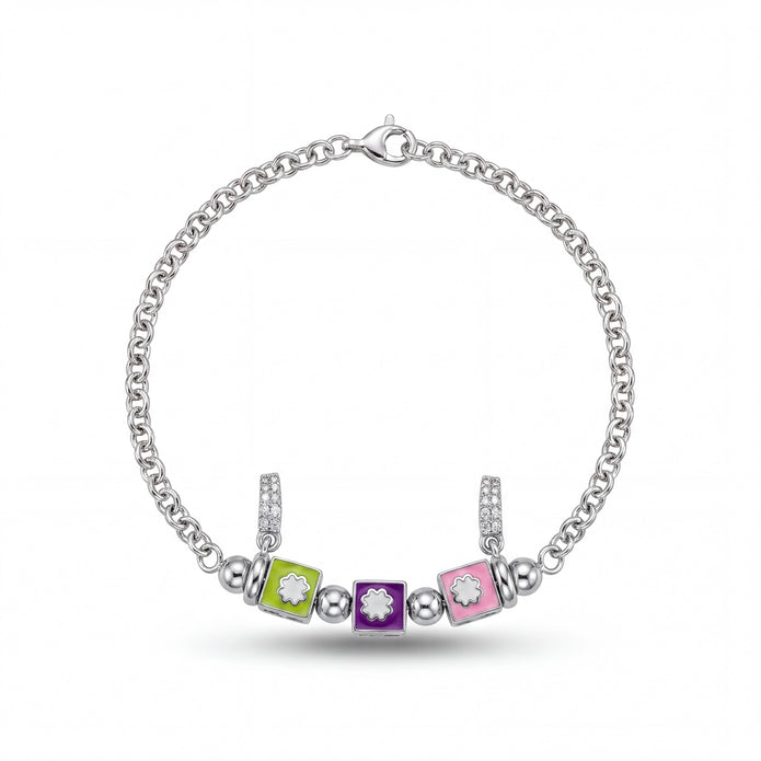 Enamel Charm Bracelet