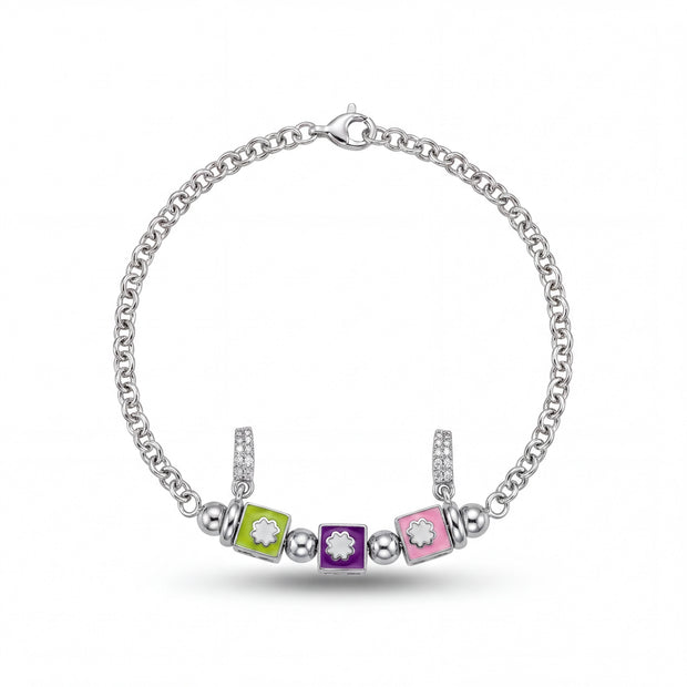 Enamel Charm Bracelet
