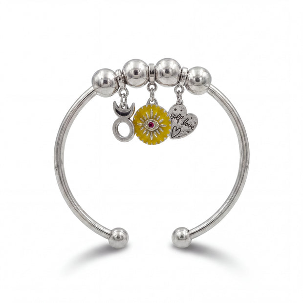 Charm Cuff Bracelet