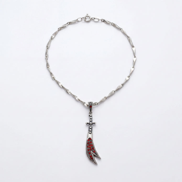 Scarlet Sword Necklace