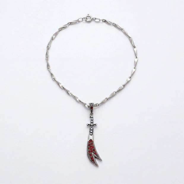 Scarlet Sword Necklace