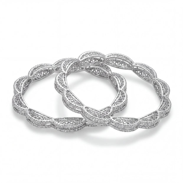 Filigree Scallop Bangles