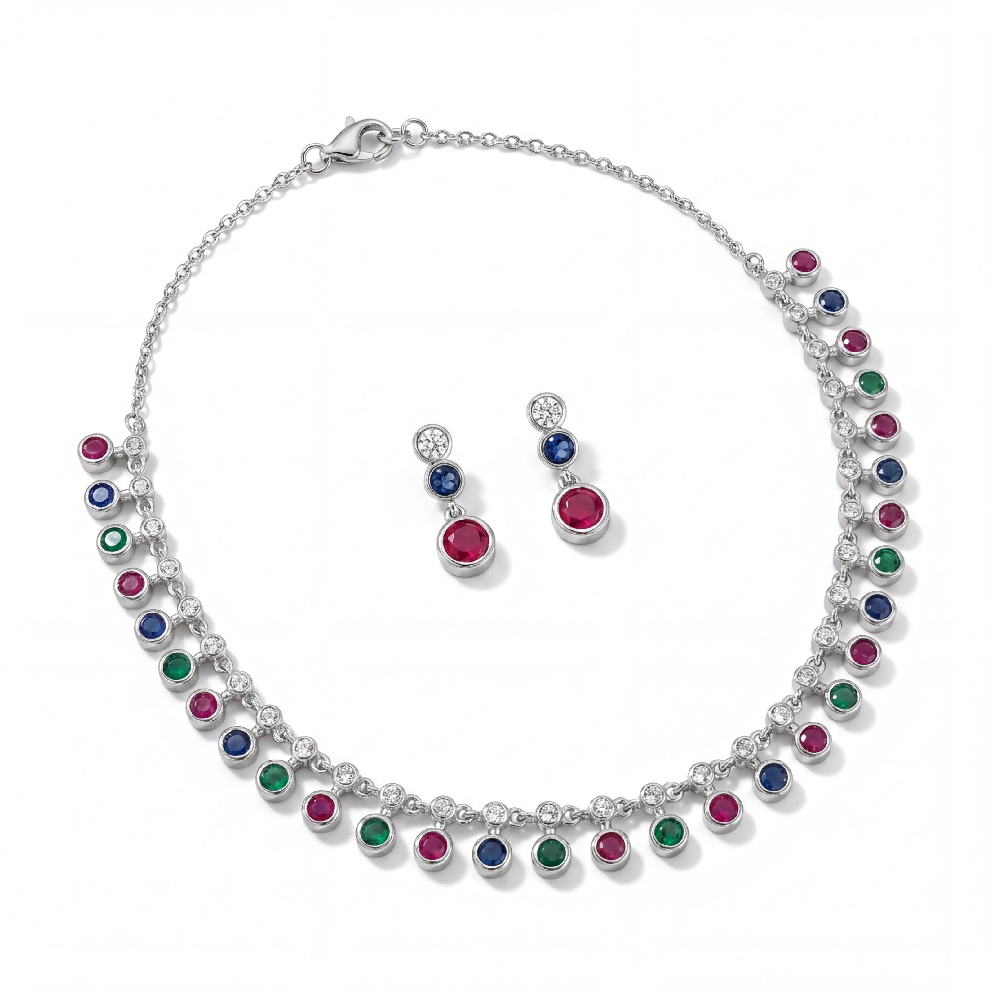 Vibrant Color CZ Set