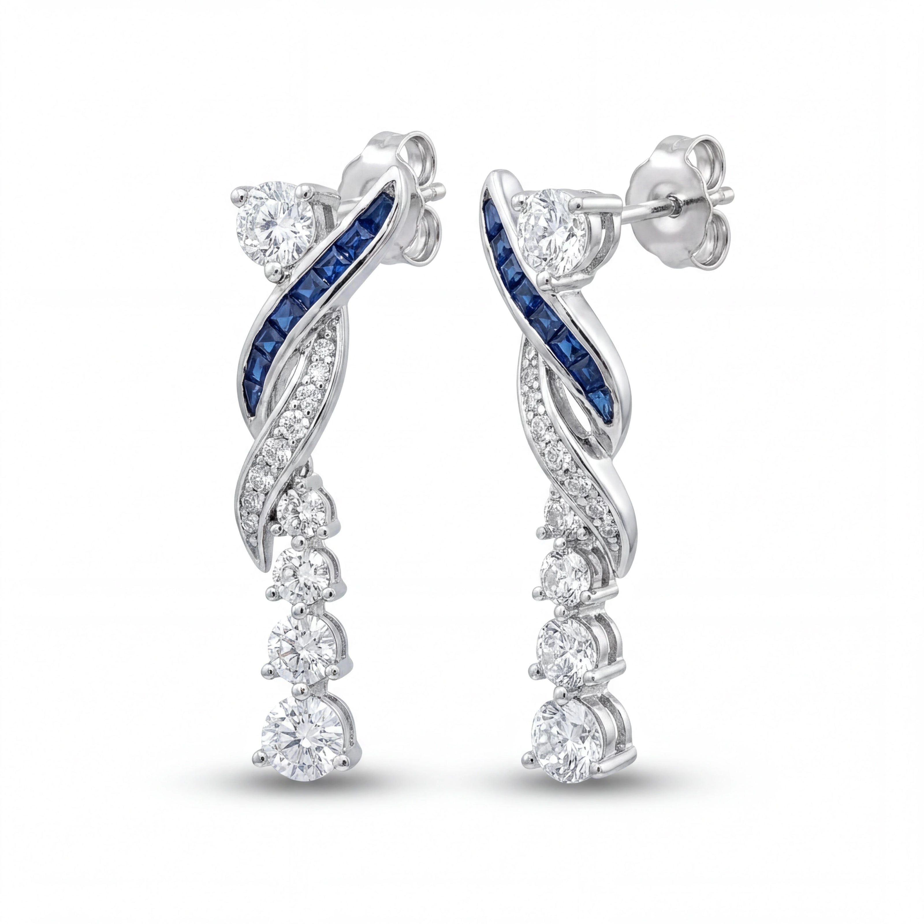 Sapphire Twist Drops