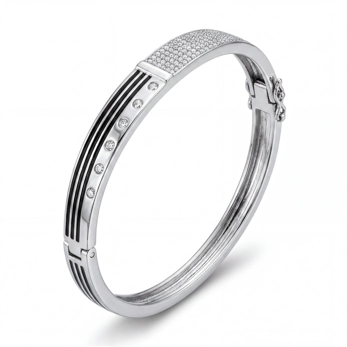 Modern Pave Bangle