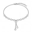 Clover Dangle Anklet