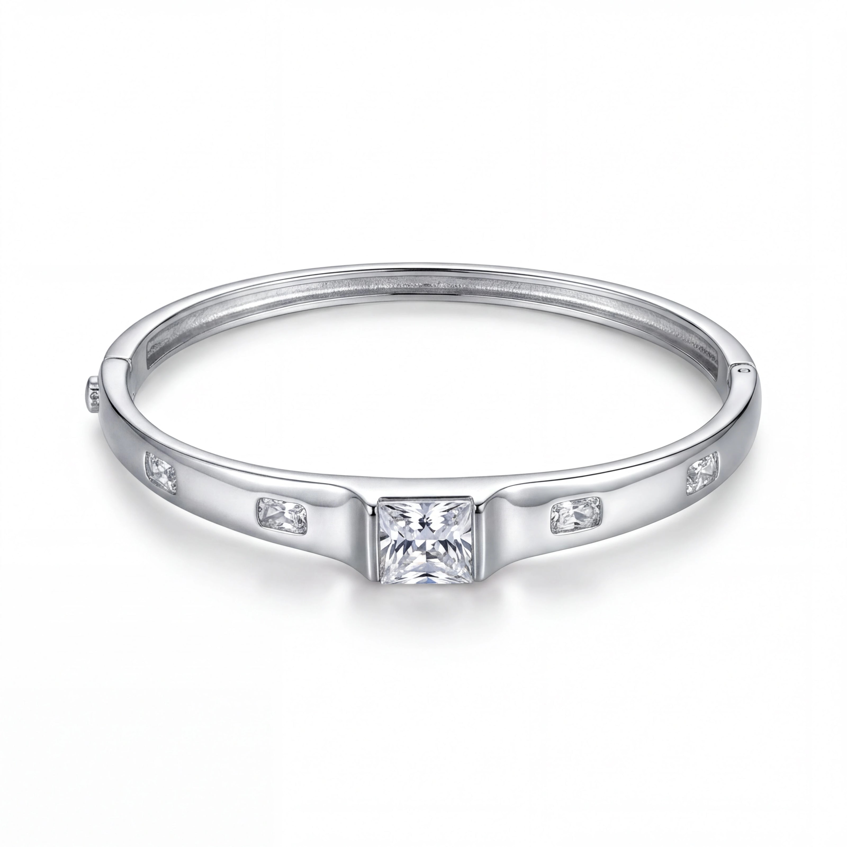 Square CZ Bangle