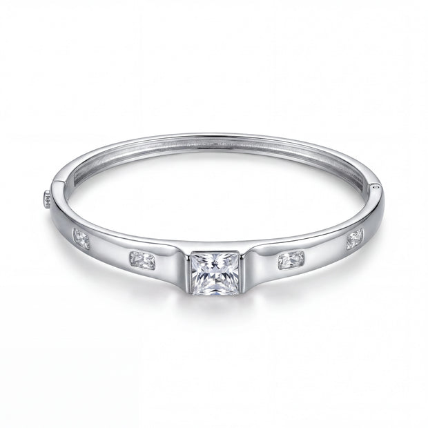 Square CZ Bangle