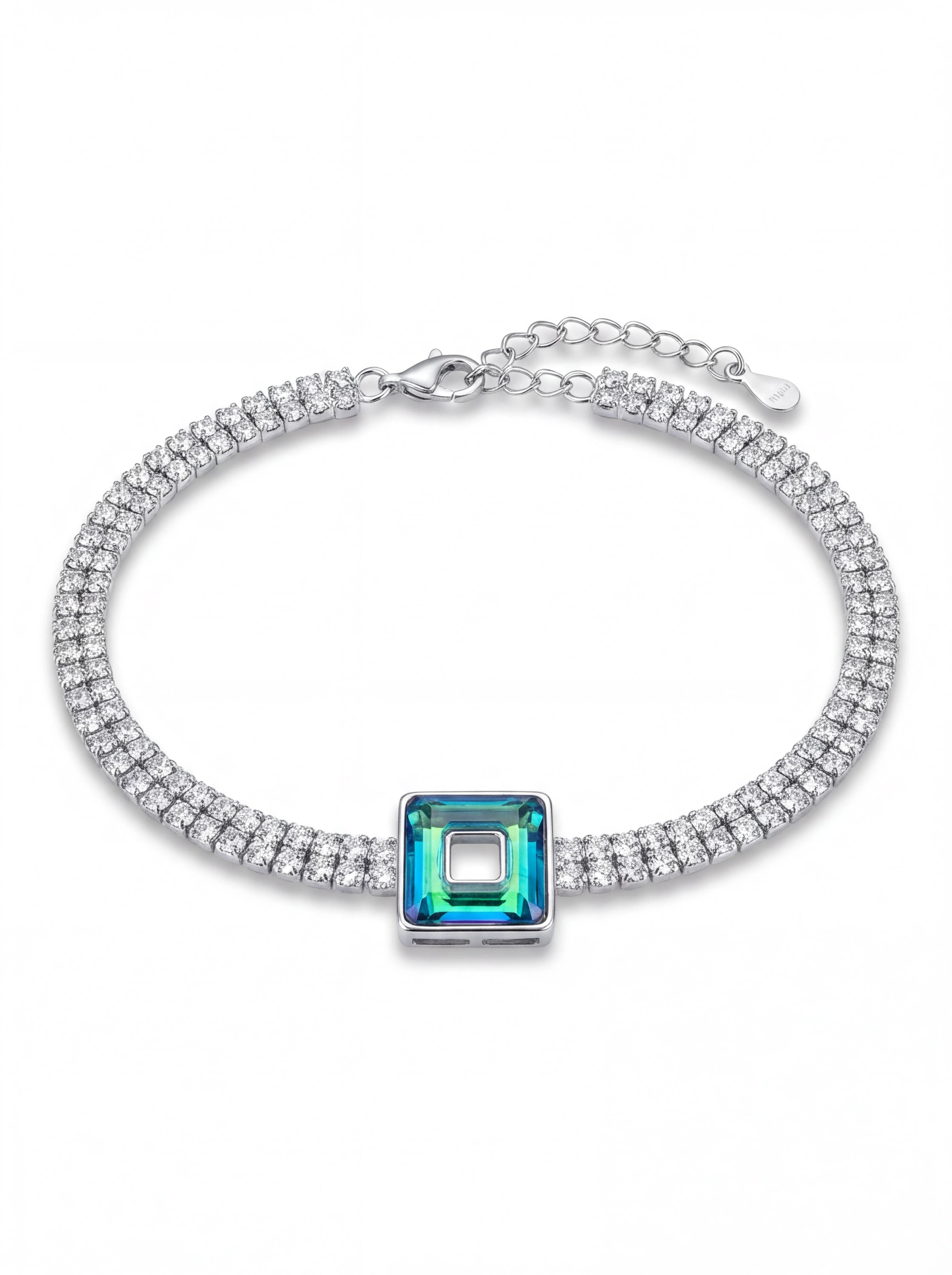 Iridescent Square Bracelet