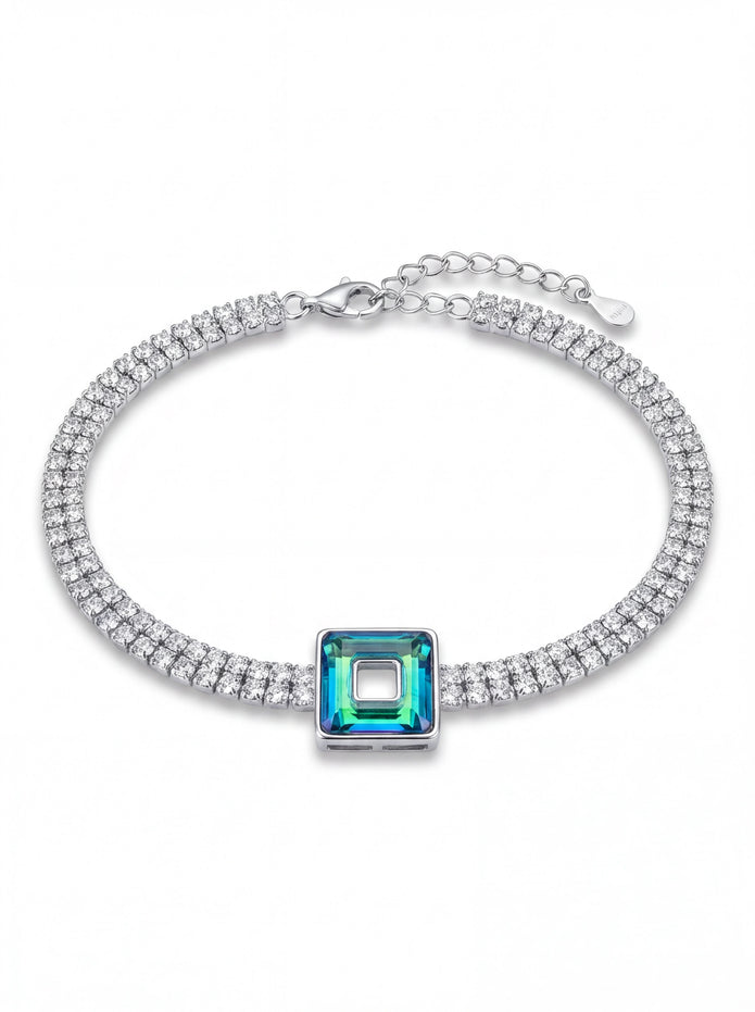 Iridescent Square Bracelet
