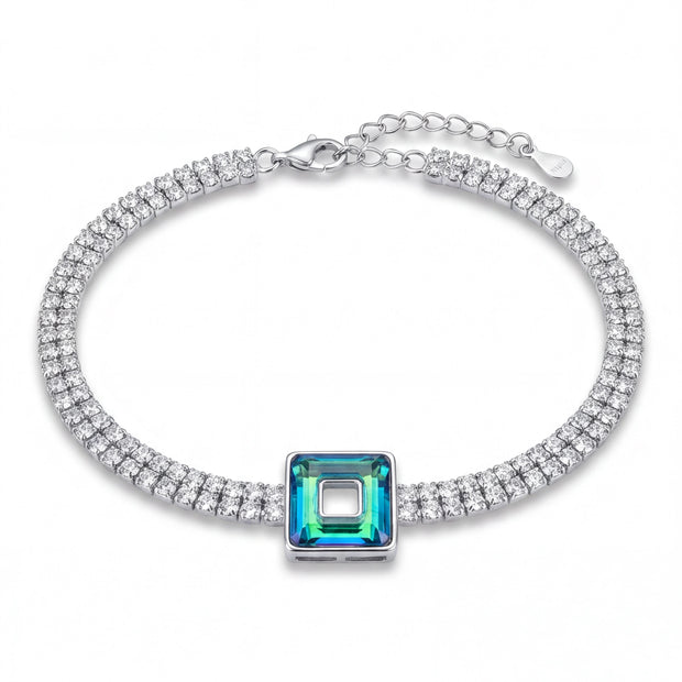 Iridescent Square Bracelet
