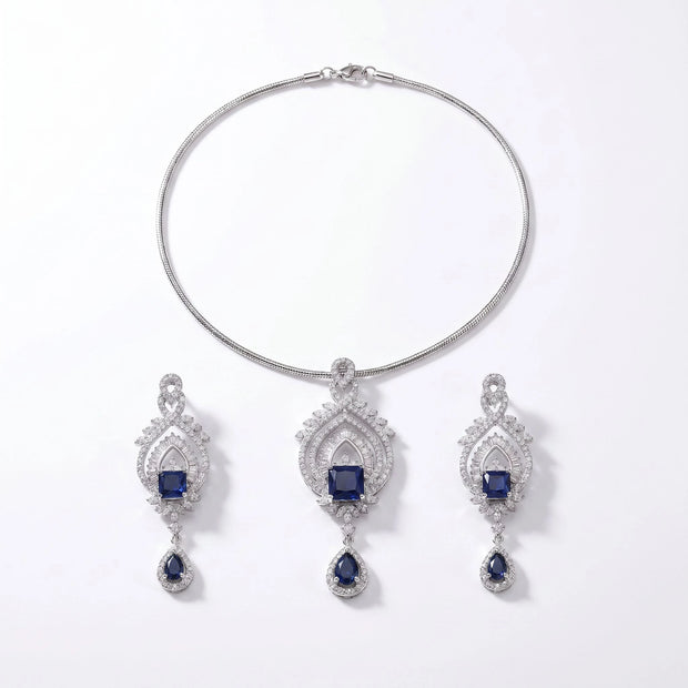 Blue Zirconia Set