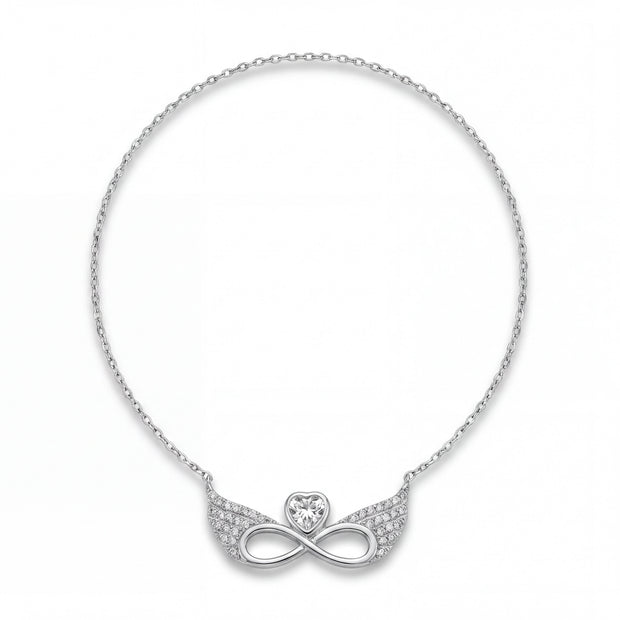 Infinity Wing Necklace