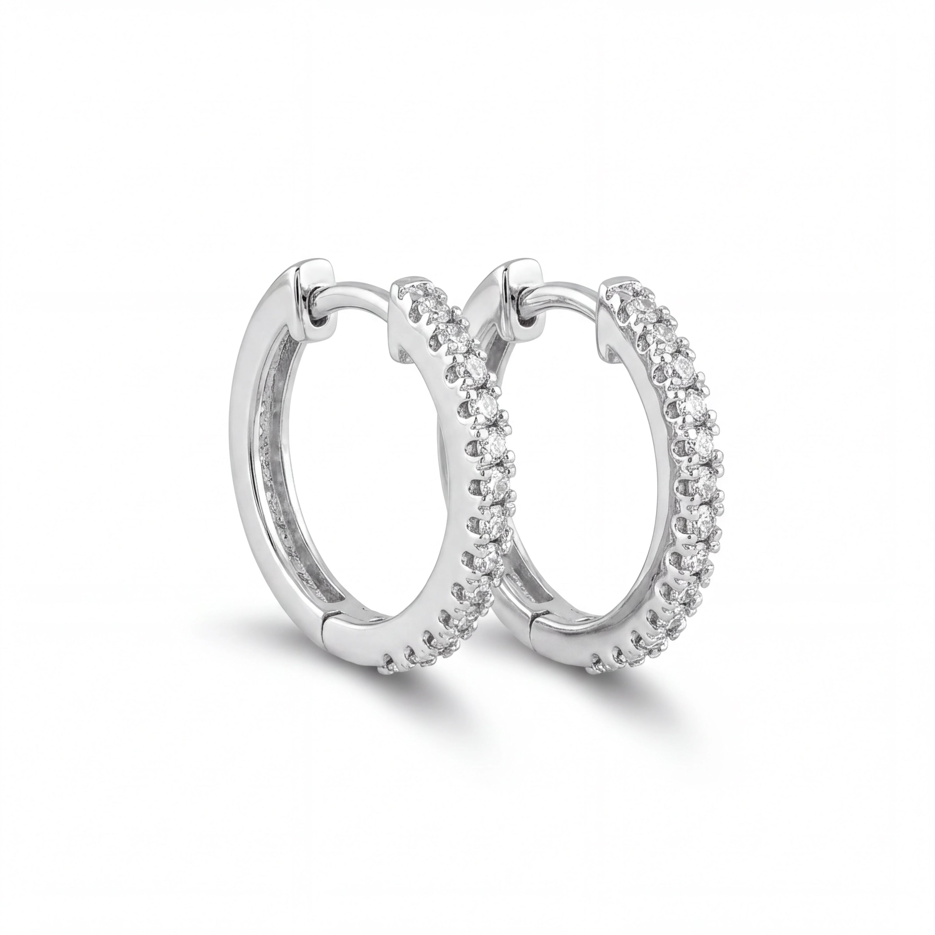 CZ Huggie Hoops