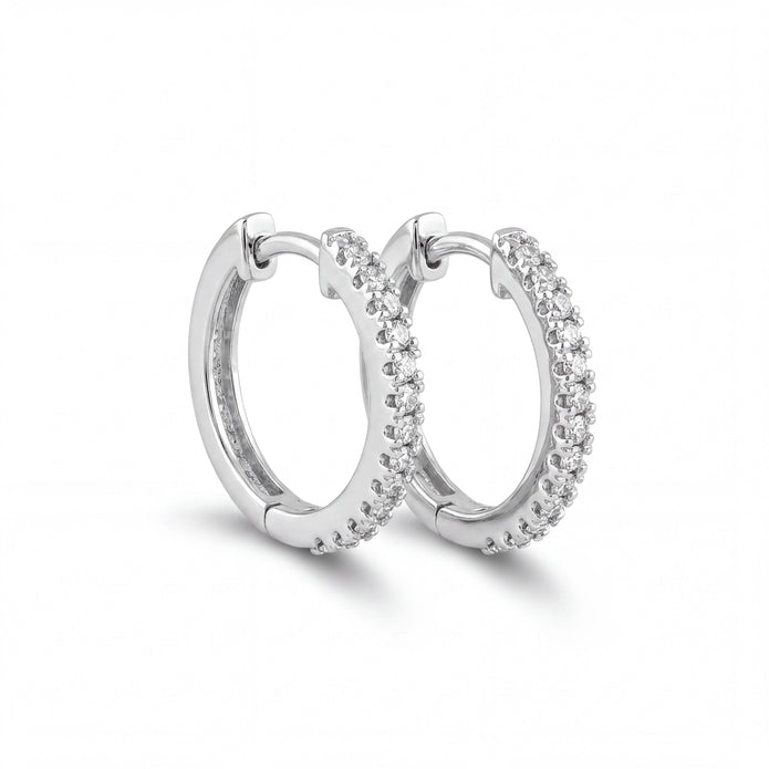 CZ Huggie Hoops
