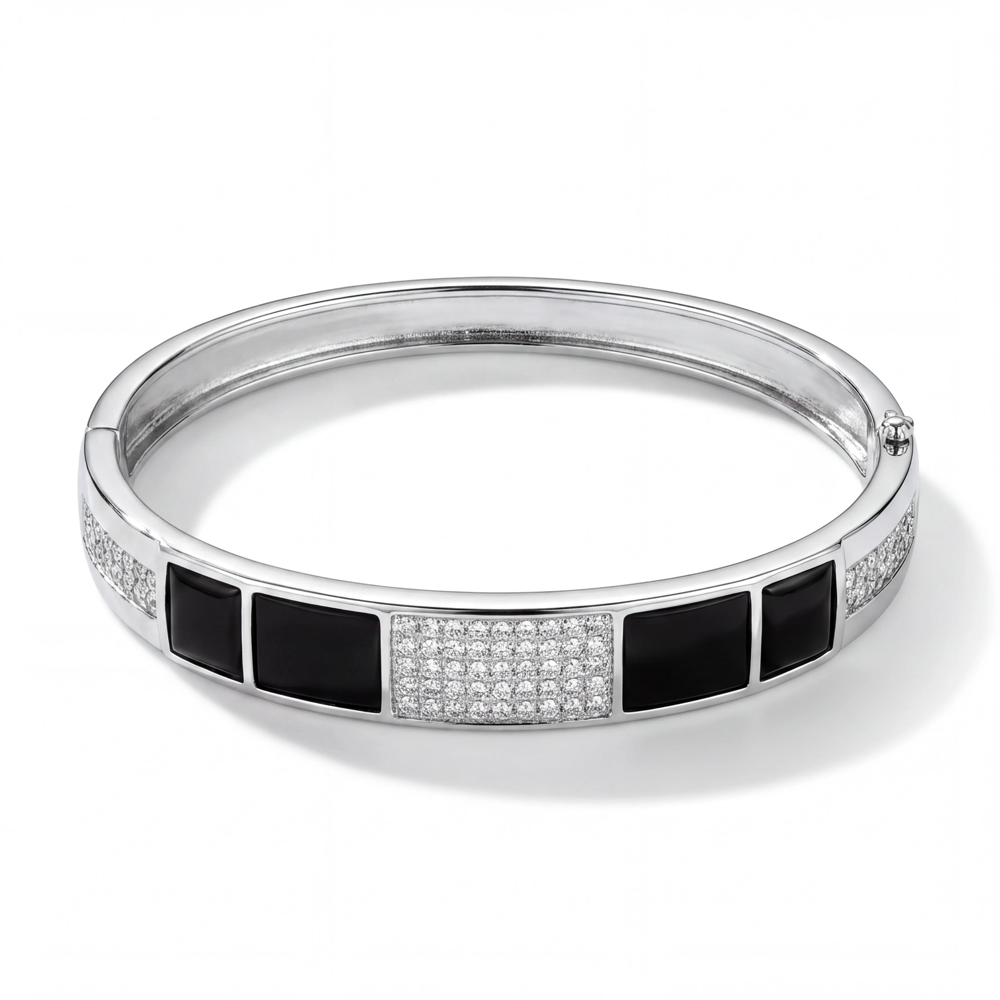 Geometric Onyx Bracelet