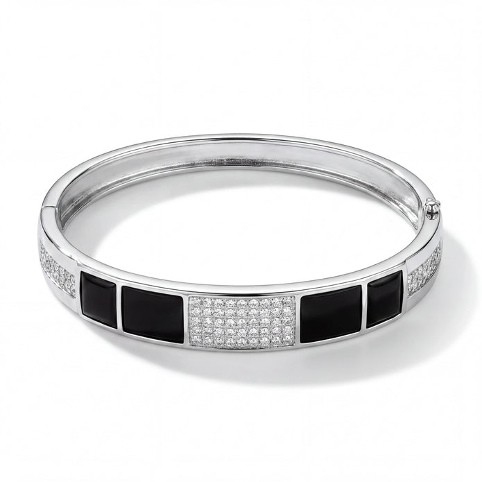 Geometric Onyx Bracelet