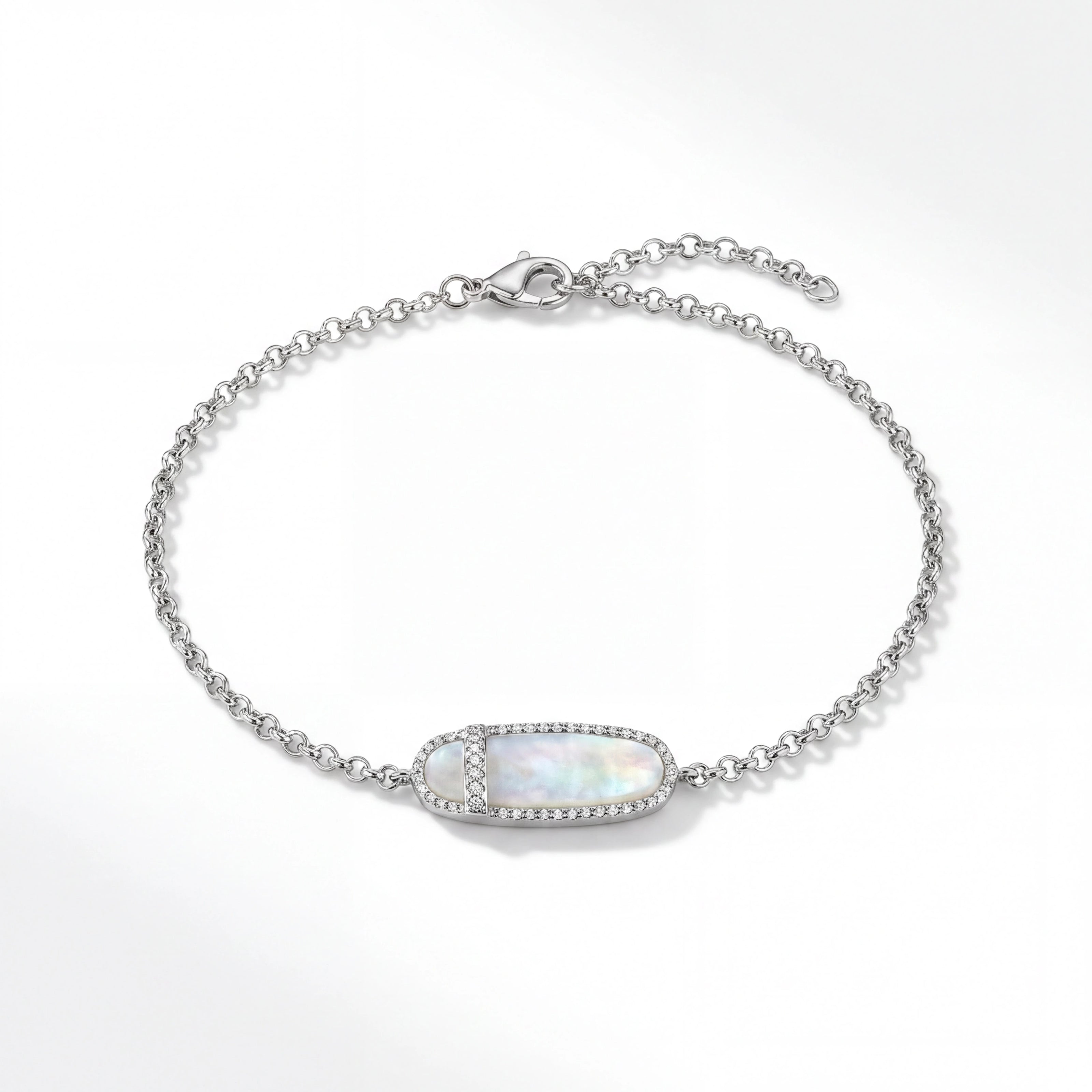 Opal Halo Bracelet