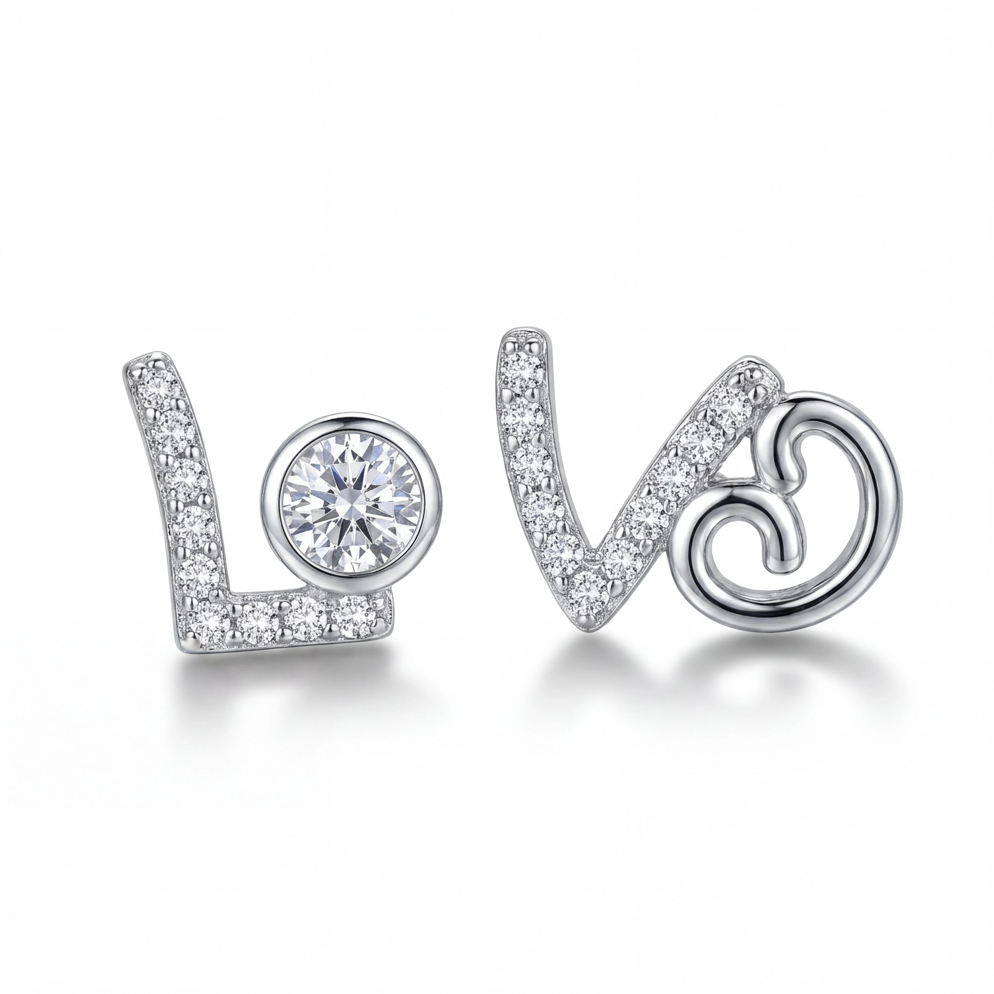 Love Motif Studs