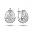 CZ Starburst Dome Earrings