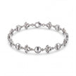 Bow Orb Link Bracelet