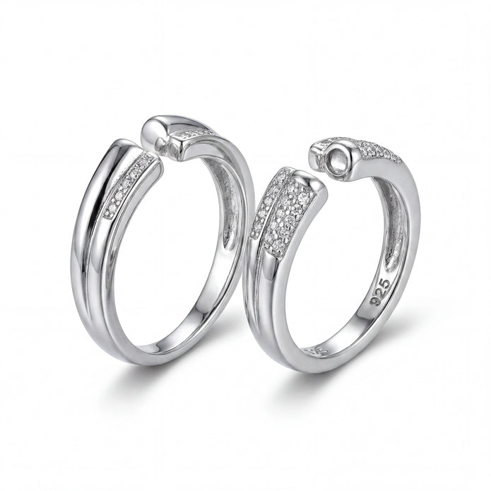 Pavé Open Band Ring