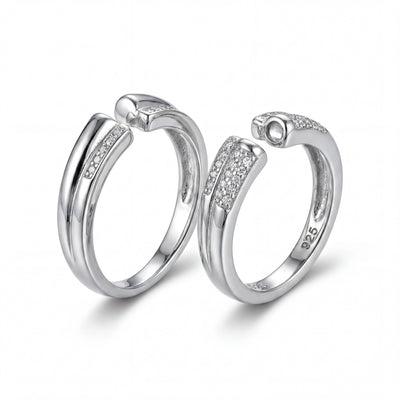 Pavé Open Band Ring