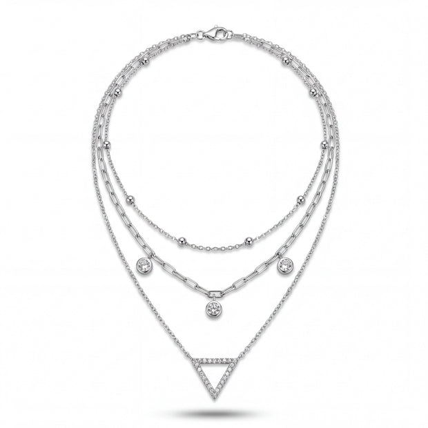 CZ Layered Necklace