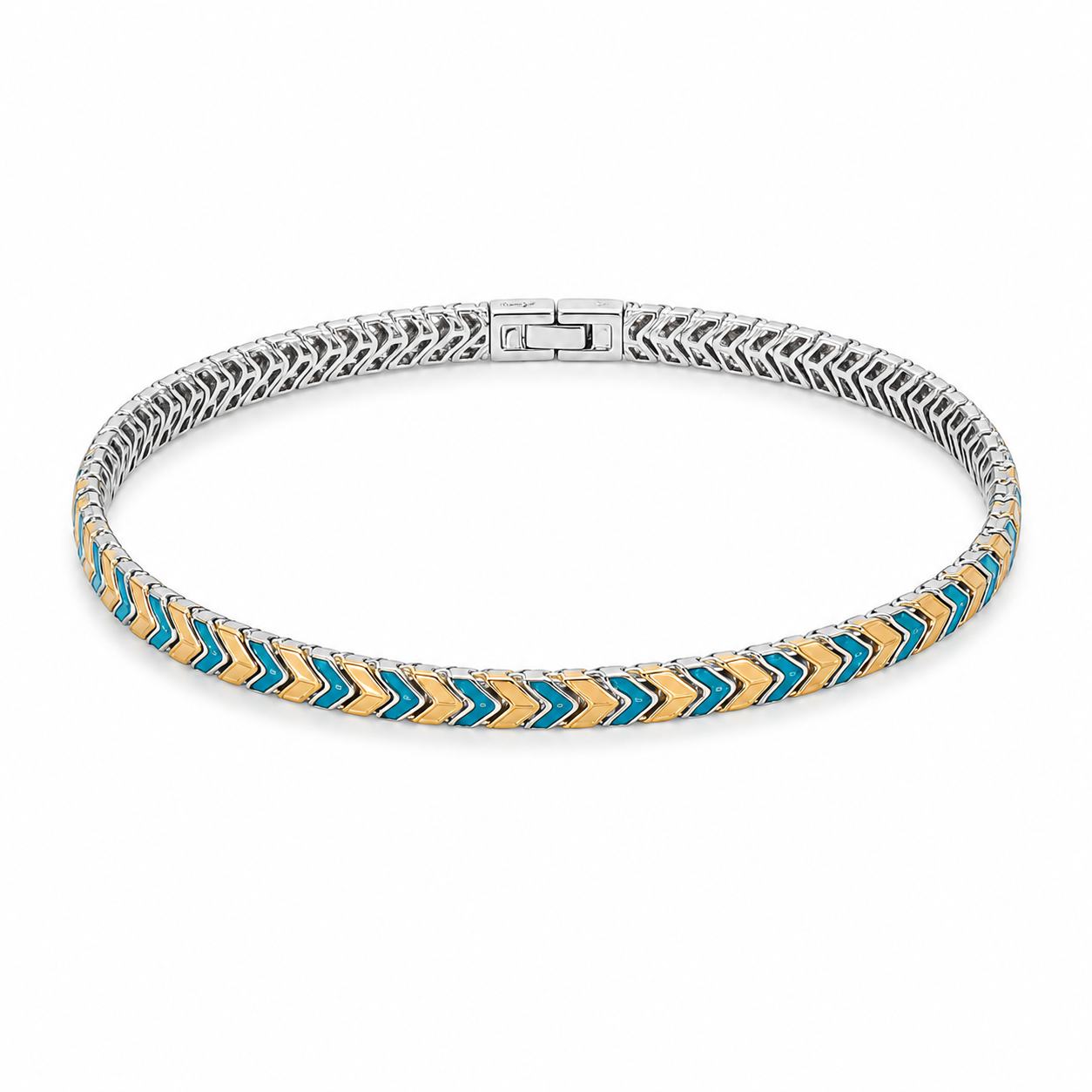 Turquoise Chevron Bracelet