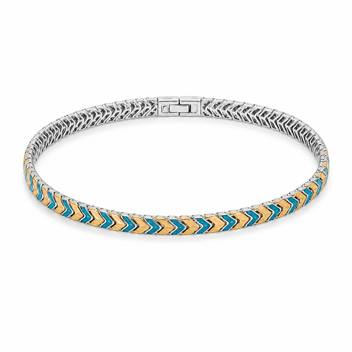 Turquoise Chevron Bracelet