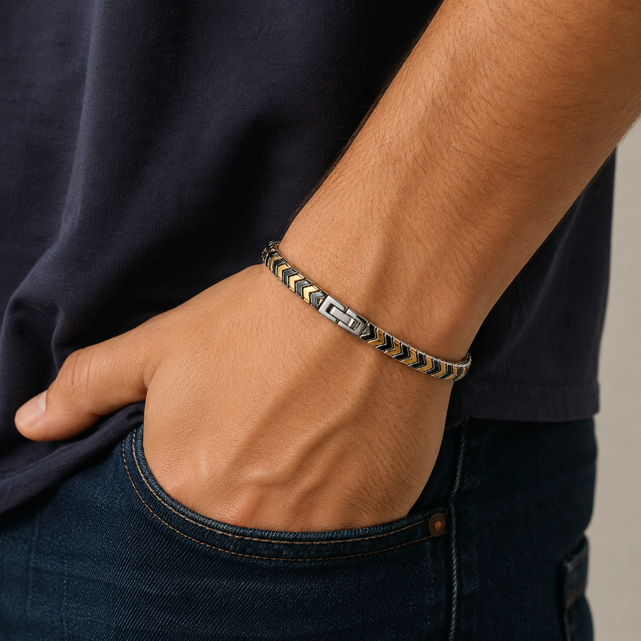 Ceramic Link Bracelet