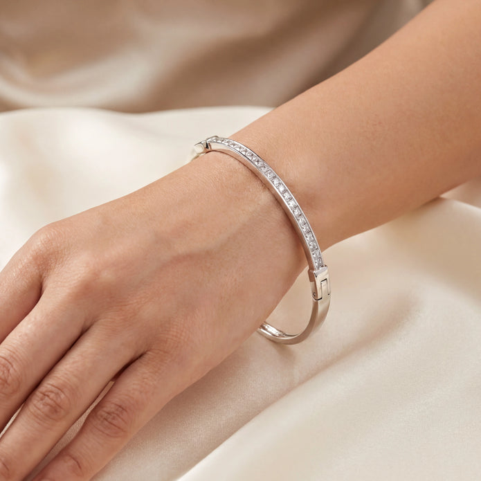 Tennis Line Bangle — 2