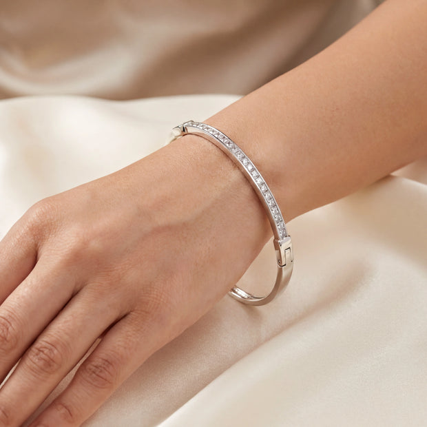 Tennis Line Bangle — 2