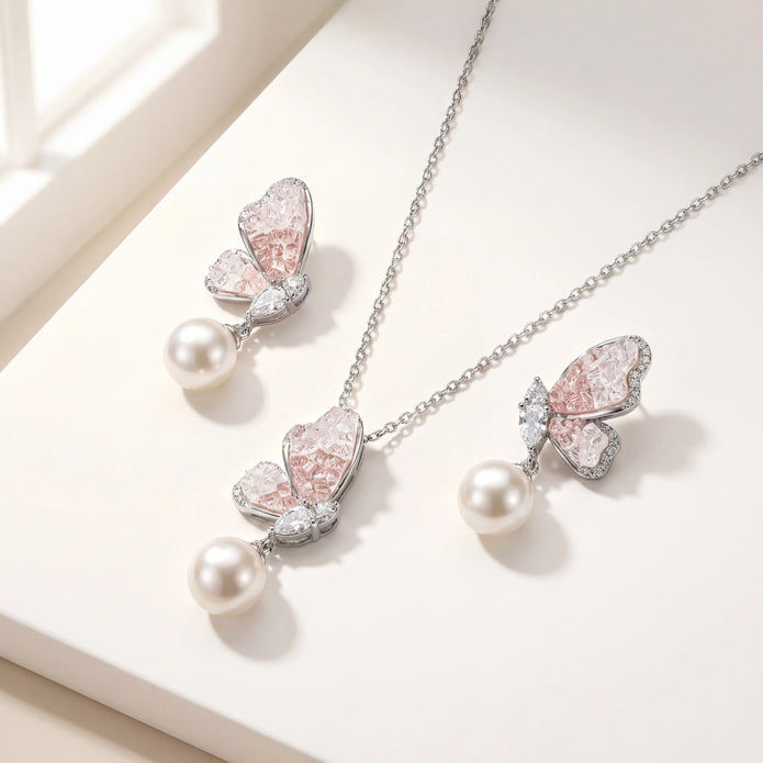 Blush Butterfly Set — 2