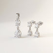 Oval Pear CZ Set — 2