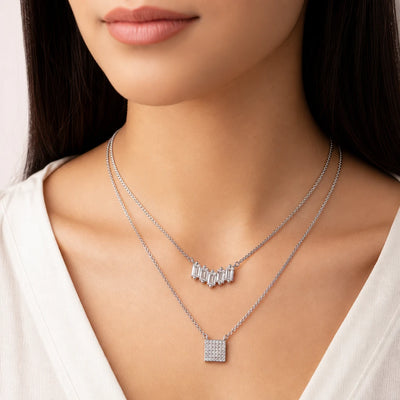 CZ Layered Necklace