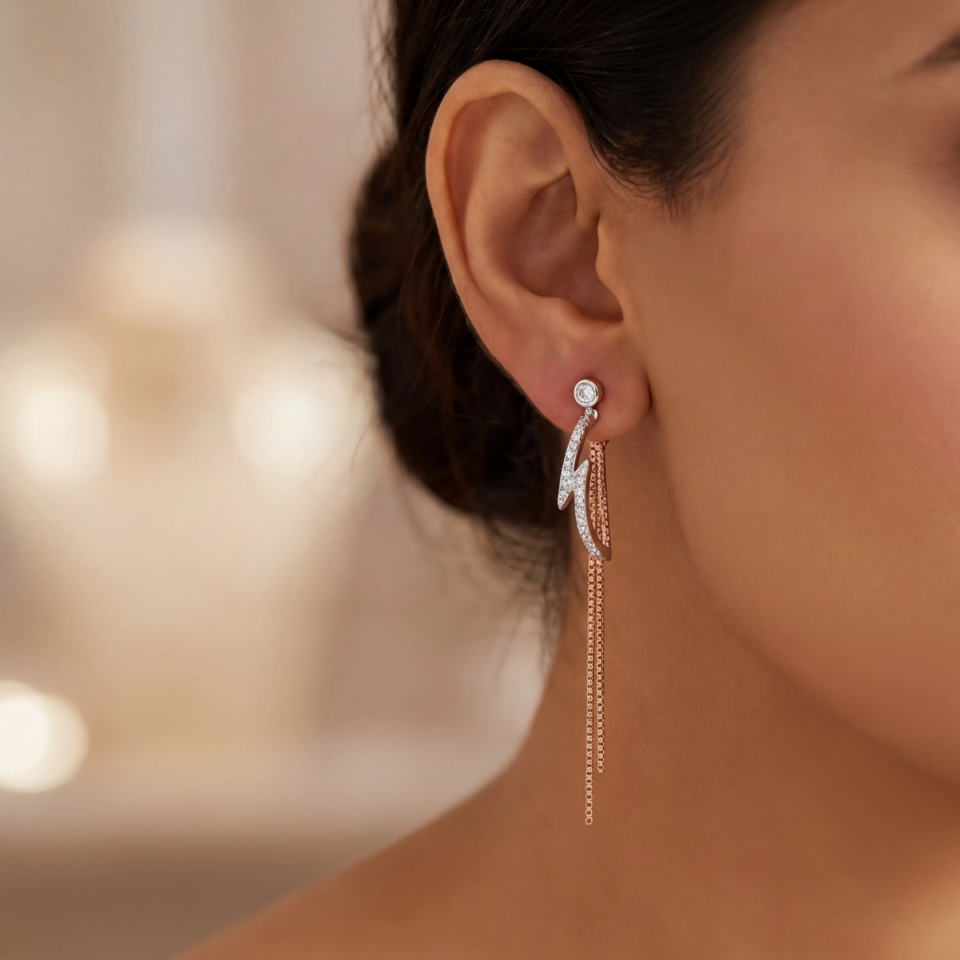Lightning Tassel Earrings — 2
