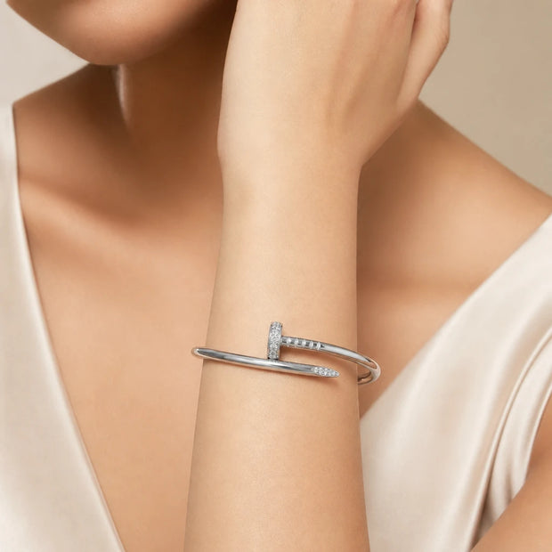 CZ Nail Bracelet