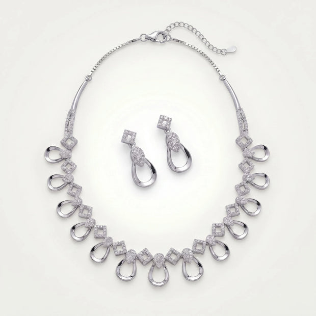 CZ Teardrop Set — 2