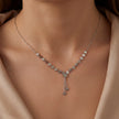 Geometric Drop Necklace — 2