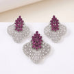 Ruby Fan Pendant Set — 2