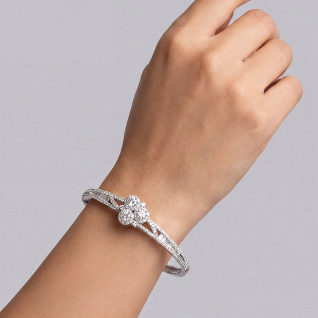 Trio Cluster Bangle — 2
